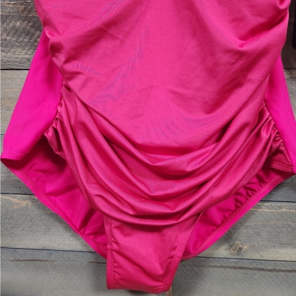 ACT active control technology one piece swimsuit pink 16W NWT - Picture 5 of 9